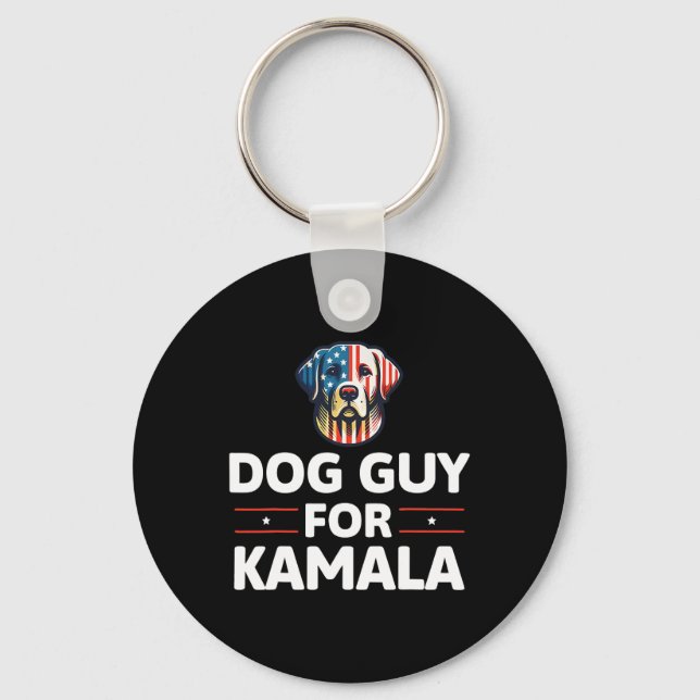 Guy for Kamala Vote Blue Nyckelring (Framsida)
