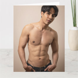 Guy Hälsning Card för Hetten Asia Muscle Kort