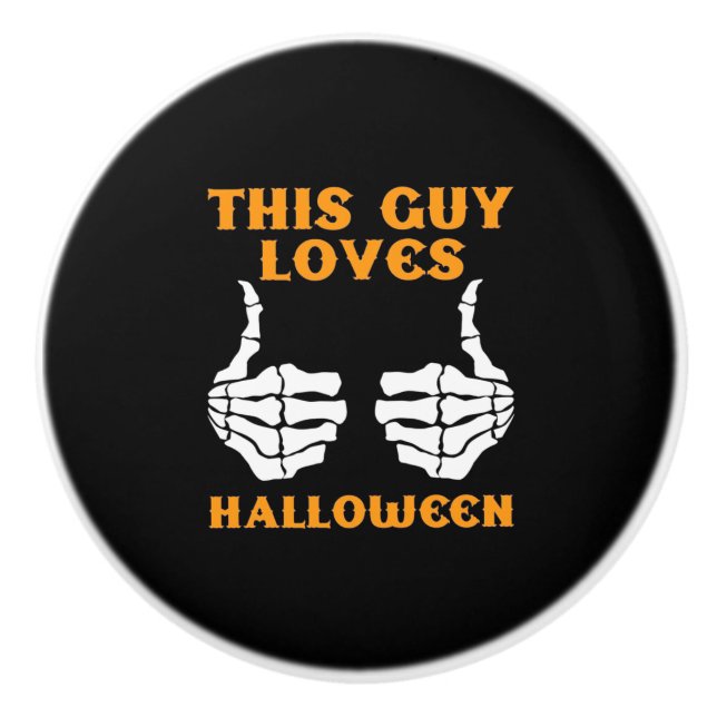 Guy Kärlek Halloween Knopp (Framsidan)