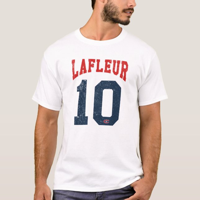 Guy Lafleur Ice Hockey Legend T Shirt (Framsida)