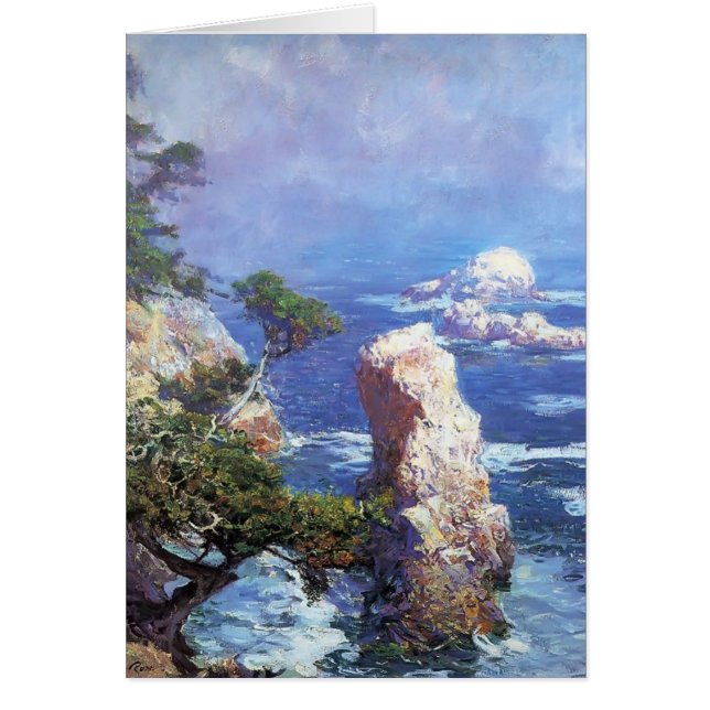 Guy Ro- Mist over Point Lobos Hälsningskort (Framsidan)