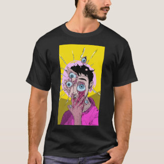 Guy with more eyes that normal t shirt