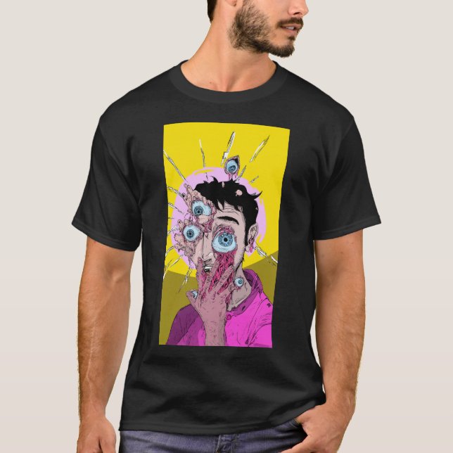 Guy with more eyes that normal t shirt (Framsida)
