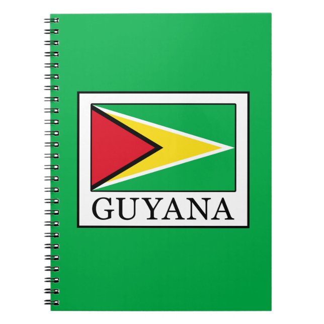 Guyana Anteckningsbok Med Spiral (Framsidan)