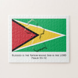 GUYANA | Blad nation | GUYANESE FLAGGA Pussel