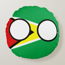 Guyana Countryball Pillow Rund Kudde