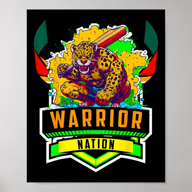 Guyana Cpl T20 Cricket Patriotisk 1  Poster (Framsidan)