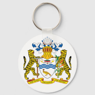guyana emblem nyckelring