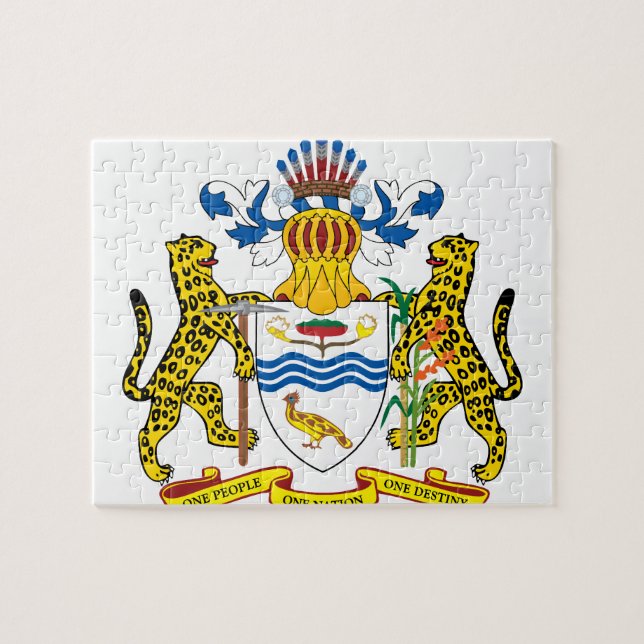 guyana emblem pussel (Horisontell)