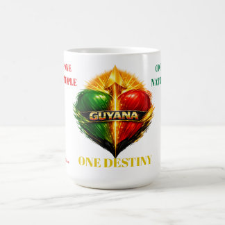 Guyana färgrik kaffemugg