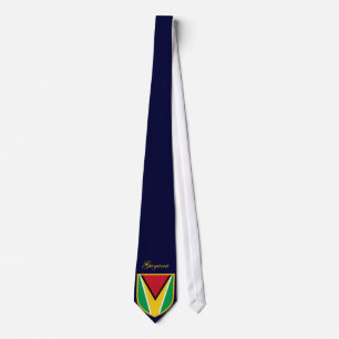 Guyana Flag Personligt Namn Slips