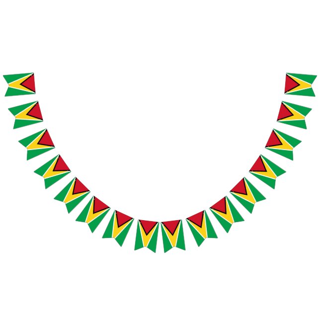 Guyana flagga (Alla)