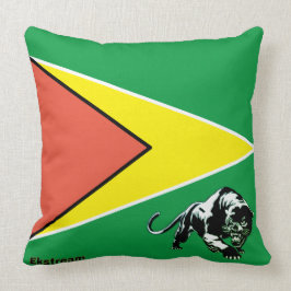 Guyana Flagga 04 Kudde