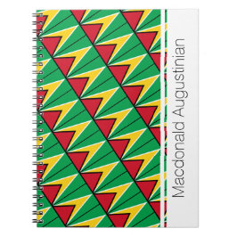 GUYANA Flagga Anpassadet Notebook Journal Anteckningsbok