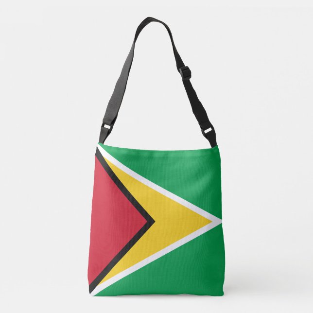 Guyana flagga axelväska (Baksida)