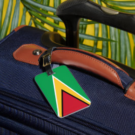 Guyana flagga bagagebricka