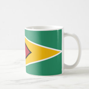 Guyana Flagga Ceramic Coffee Mugg