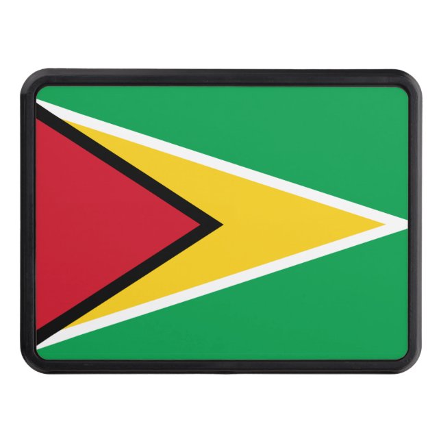 Guyana flagga dragkroksskydd (Framsidan)
