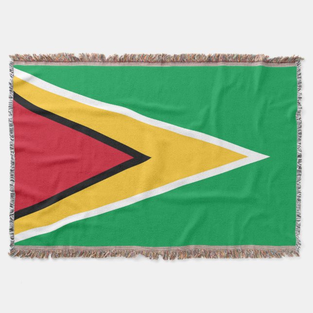 Guyana flagga filt (Framsidan)