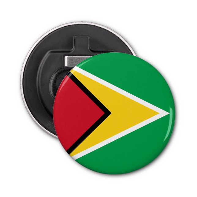 Guyana Flagga Flasköppnare (Framsidan)