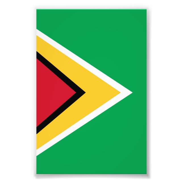 Guyana flagga fototryck (Framsidan)