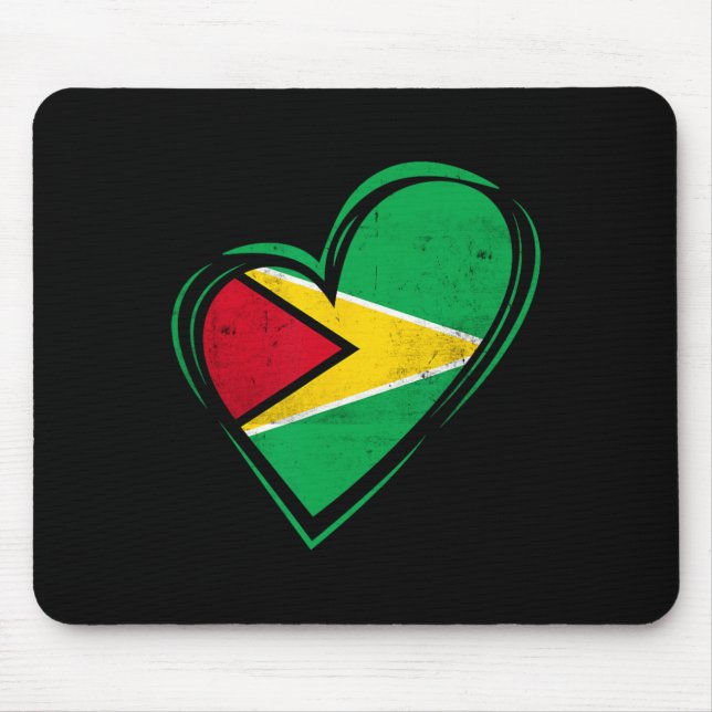 Guyana Flagga Guyanesiska Karibien Kryssning Crick Musmatta (Framsidan)