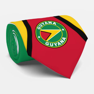 Guyana Flagga halsband, Stilig Guyana band Slips
