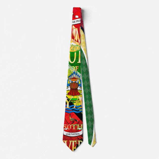 Guyana Flagga Jaguar Tie av RokCloneDesigns Slips (Framsida)