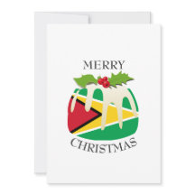 GUYANA FLAGGA | Julpudding | festlig