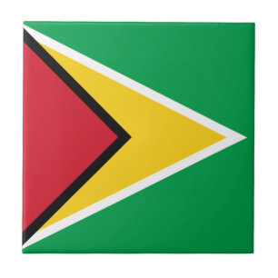 Guyana Flagga Kakelplatta