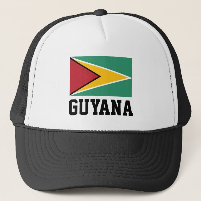 Guyana Flagga Keps (Framsida)