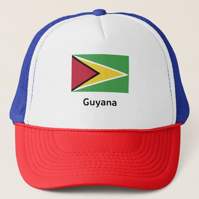 Guyana Flagga Keps (Framsida)