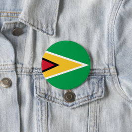 Guyana flagga knapp
