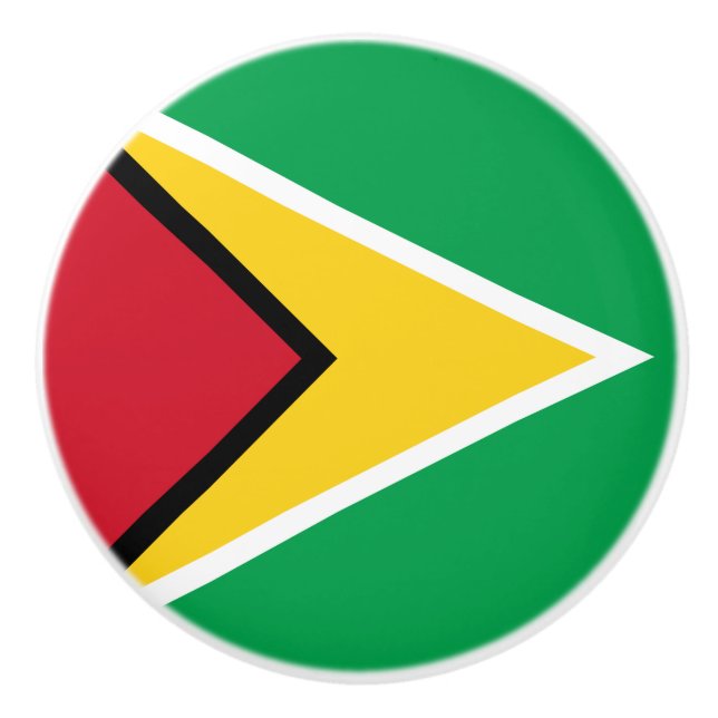 Guyana Flagga Knopp (Framsidan)