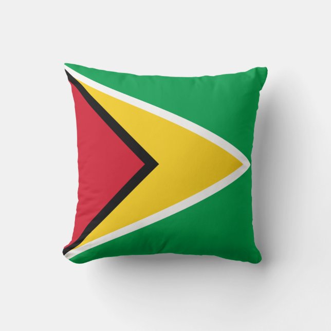 Guyana Flagga Kudde (Framsida)
