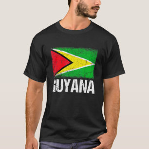Guyana Flagga Manar Women Kid Patriotic T Shirt