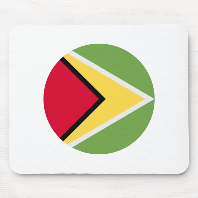 Guyana Flagga Musmatta (Framsidan)