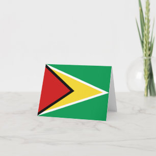 Guyana Flagga Notecard Kort