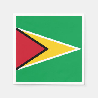 Guyana flagga pappersservett