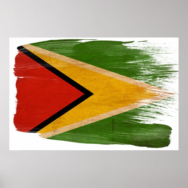 Guyana Flagga Poster (Framsidan)