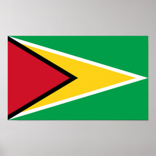 Guyana Flagga Poster