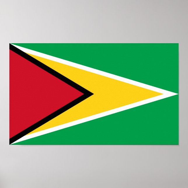 Guyana Flagga Poster (Framsidan)