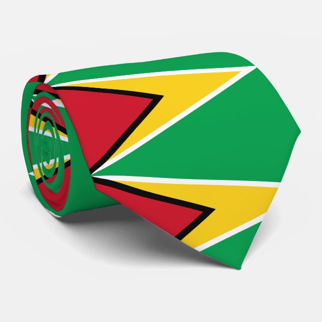 Guyana flagga slips (Rullad)