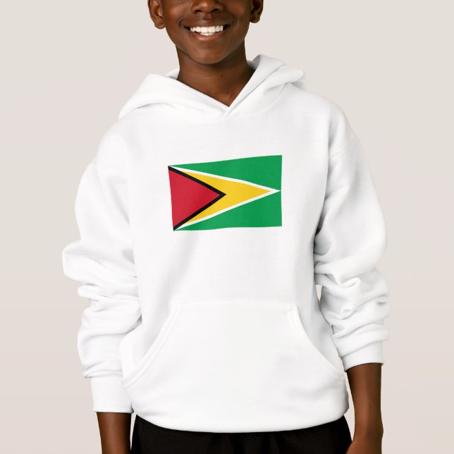 Guyana Flagga T Shirt (Framsida)
