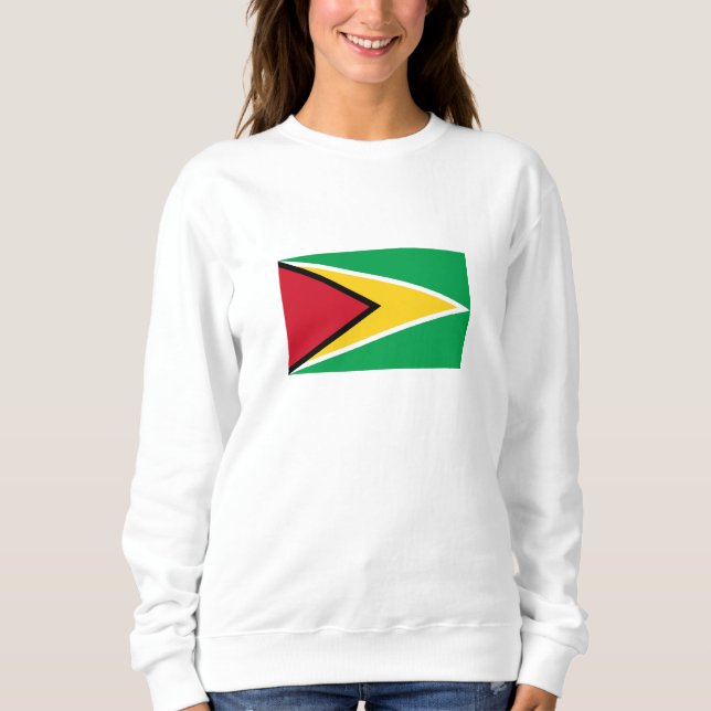 Guyana Flagga T Shirt (Framsida)