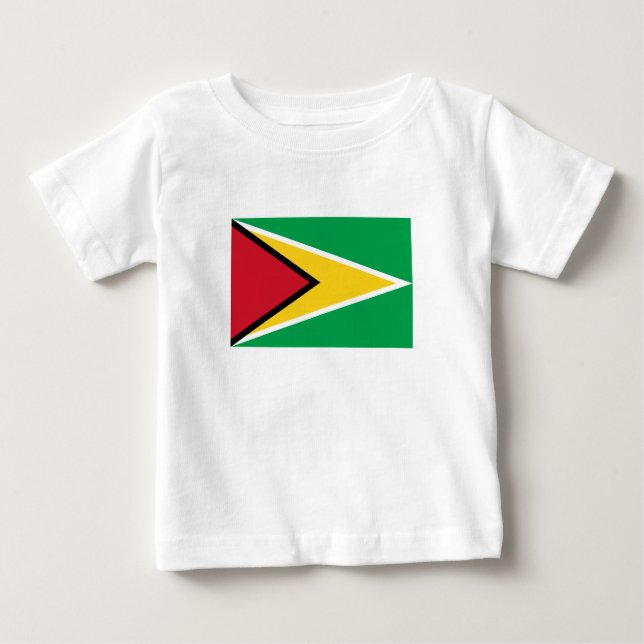 Guyana Flagga T Shirt (Framsida)
