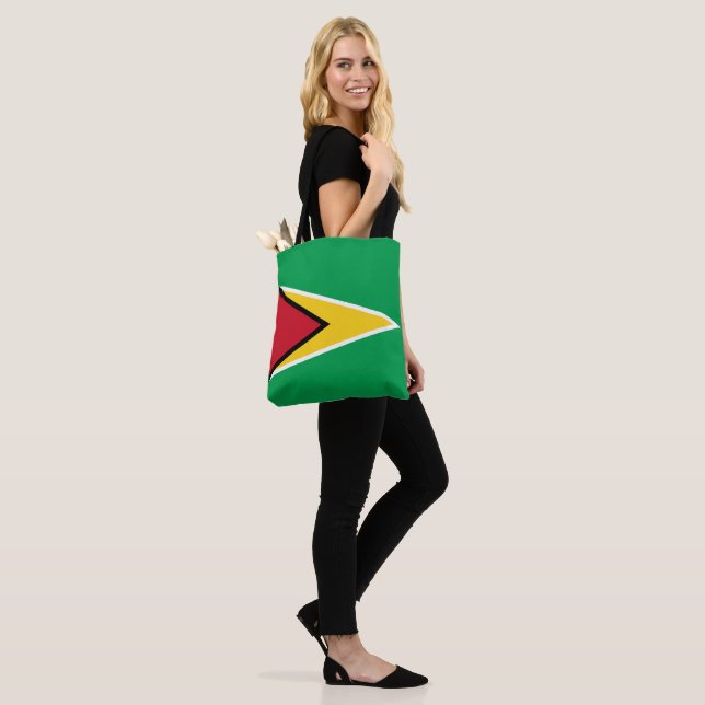 Guyana Flagga Tote Bag Tygkasse (På modell)