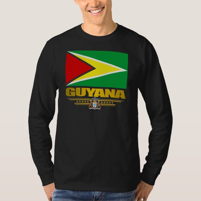 Guyana Flagga Tröja (Framsida)