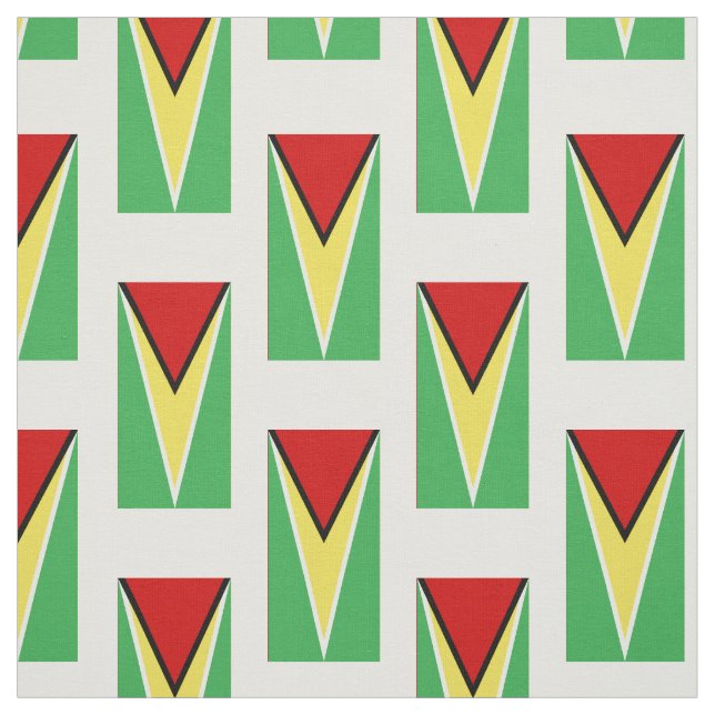 Guyana flagga tyg (Provkarta)