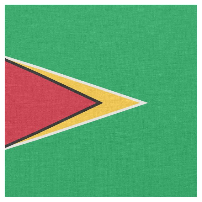 Guyana flagga tyg (Närbild)
